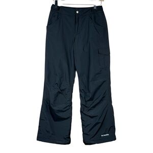 Columbia Black Omni Shield Ski Snow Waterproof Pants Size Youth 14/16